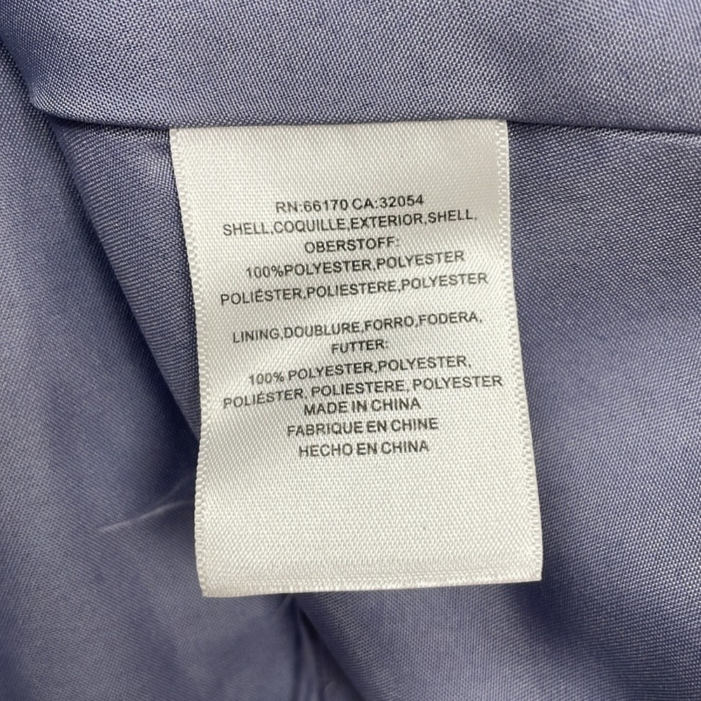 Jenny Yoo Slate Blue Spaghetti-Strap Chiffon Maxi Dress - Picture 10 of 12